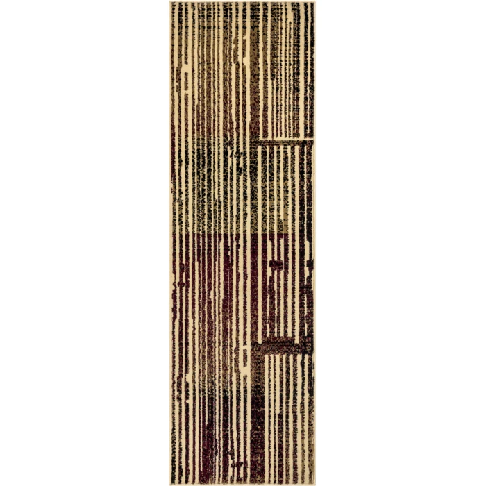 Nourison Grafix Brick Multicolor GRF42 2ft.3in. x 7ft.6in. Rect. Rug