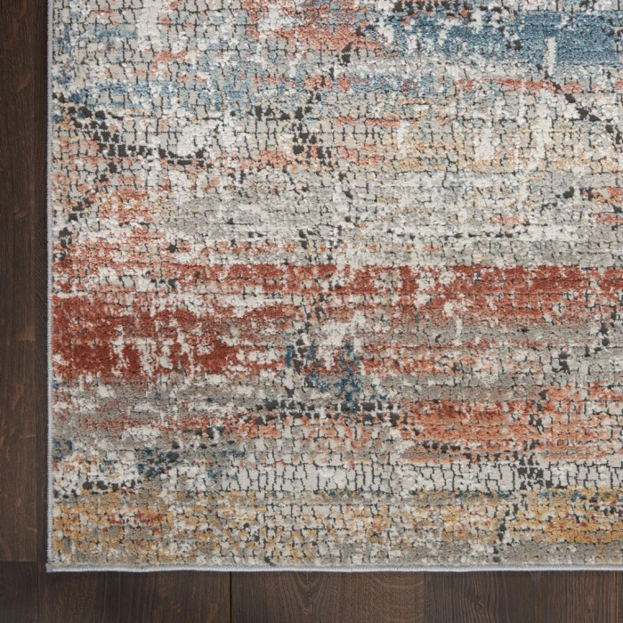 Nourison Rustic Textures Multicolor RUS11 3ft. 11in. x 5ft. 11in. Rect. Rug