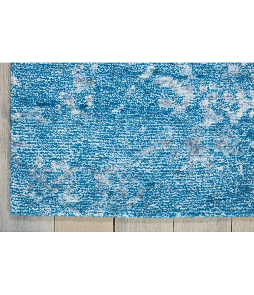 Nourison Home Silk Shadows Blue SHA10 5ft.6in. x 7ft.5in. Rect. Rug
