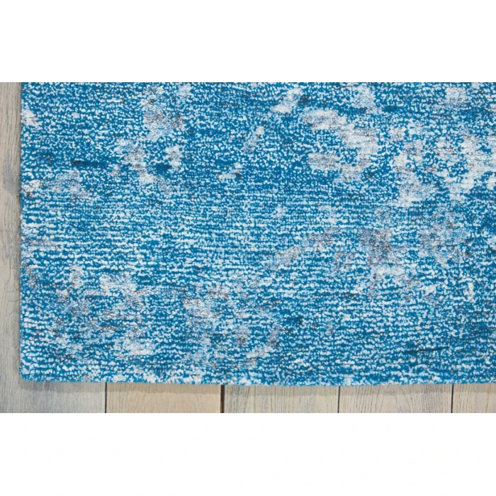 Nourison Home Silk Shadows Blue SHA10 5ft.6in. x 7ft.5in. Rect. Rug
