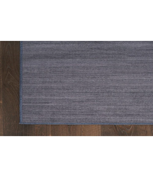 Nourison Washable Essentials Navy WAE01 7 ft. 10 in. X 9 ft. 10 in. Rectangle Rug