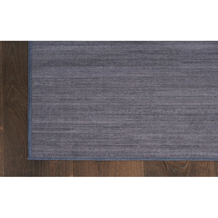 Nourison Washable Essentials Navy WAE01 7 ft. 10 in. X 9 ft. 10 in. Rectangle Rug