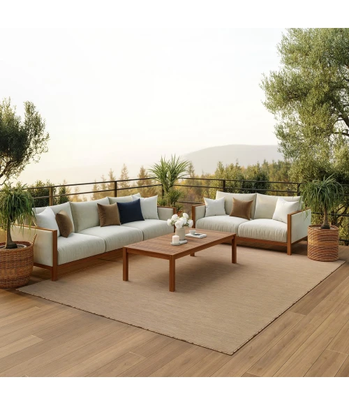 Nourison Positano Jute POS01 6 ft. X 9 ft. Rect. Rug