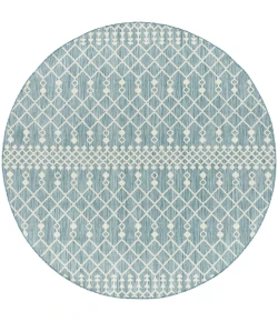 Nourison Home Positano POS02 Aqua 8 ft. Round Area Rug