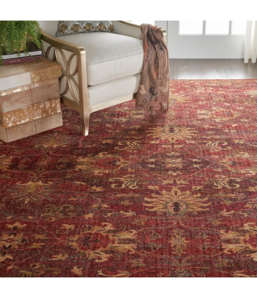 Nourison Home Jewel Red JEL02 9ft. x 12ft. Rect. Rug