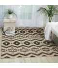 Nourison Home Spectrum Beige Black SPE01 5ft.3in. x 7ft.5in. Rect. Rug