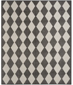 Nourison Home Positano POS04 Black 8 ft. X 10 ft. Area Rug
