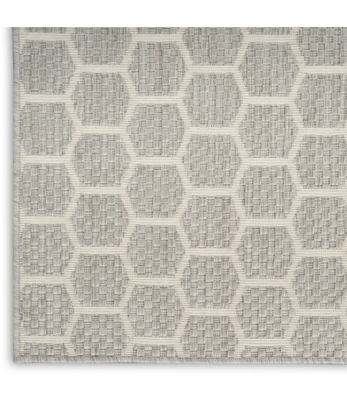 Nourison Home Twist Reversible Grey TWS01 5ft. x 7ft. Rect. Rug