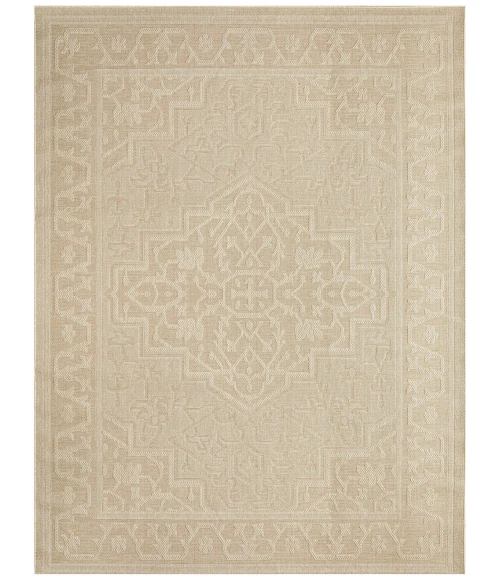 Nourison Tulum Cream TLM05 9 ft. X 12 ft. Rect. Rug