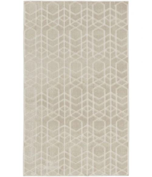 Nourison Home Washable Charm Grey WCH01 2ft. x 3ft. Rect. Rug