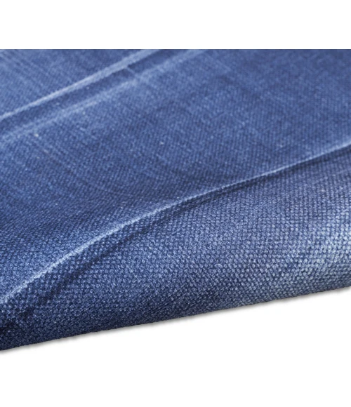 Calvin Klein Launder Blue LDR01 7ft.10in. x 9ft.10in. Rect. Rug