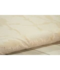 Nourison Home Silk Pointe Cream / Ivory SKP1 2ft.6in. x 10ft. Rect. Rug