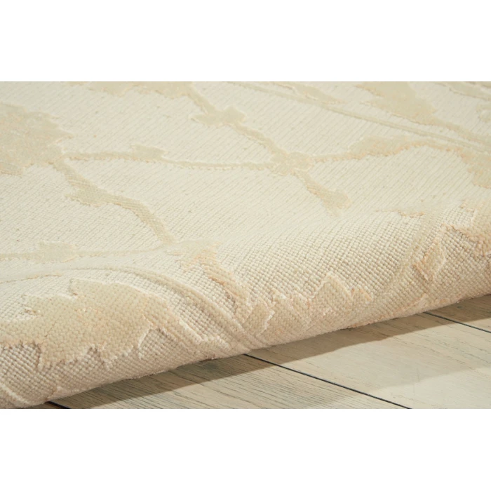 Nourison Home Silk Pointe Cream / Ivory SKP1 2ft.6in. x 10ft. Rect. Rug