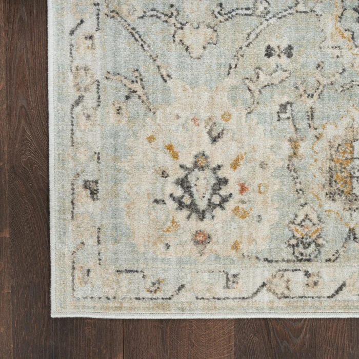 Nourison Oushak Home Mint OUS01 2 ft. X 6 ft. Rect. Rug