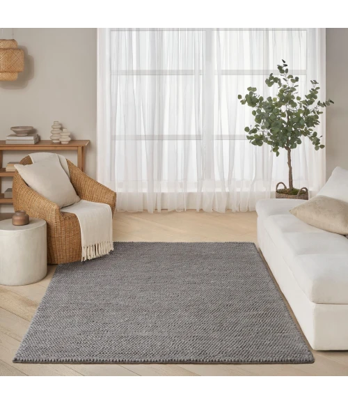 DKNY Pure Knots Grey KNT01 4 ft. X 6 ft. Rect. Rug