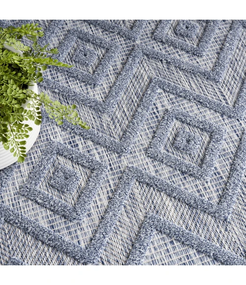Nourison Versatile Area Rug NRV01 Denim Blue