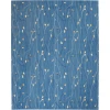 Nourison Home Grafix GRF15 Light Blue 7 ft. 10 in. X 9 ft. 10 in. Area Rug