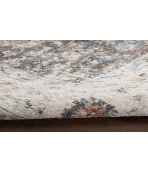 Nourison Astra Machine Washable Ivory Multicolor ASW16 7 ft. 10 in. X 10 ft. Rectangle Rug