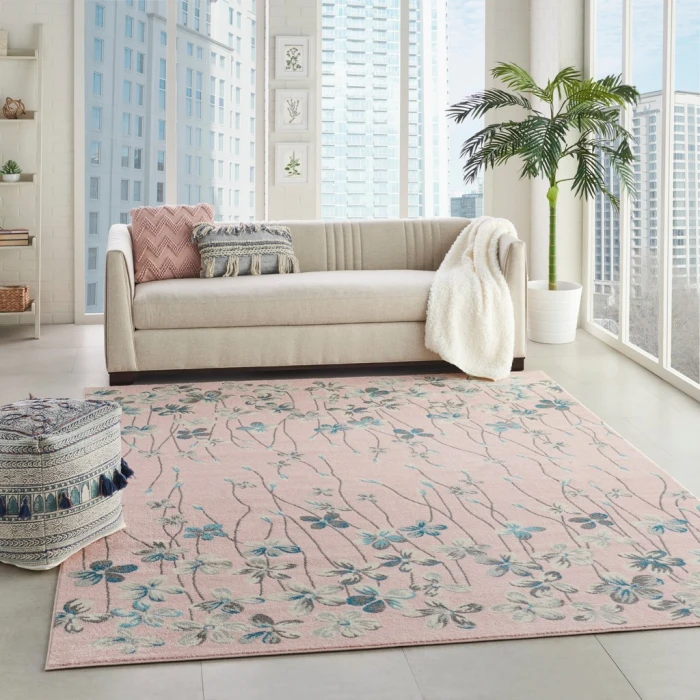 Nourison Tranquil Area Rug TRA04-Pink