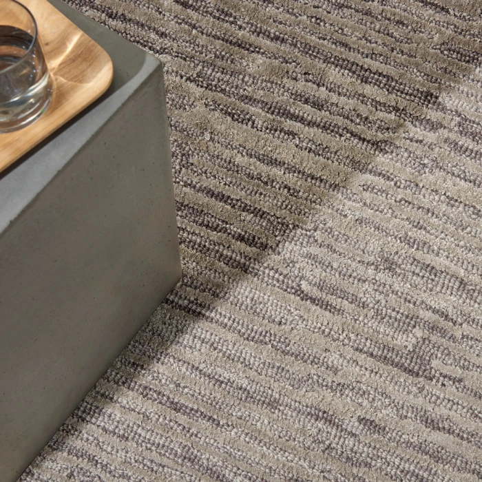 Calvin Klein Linear Area Rug LNR01 Grey