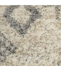 Nourison Oslo Shag Ivory/Grey OSL02 5 ft. X 8 ft. Rect. Rug