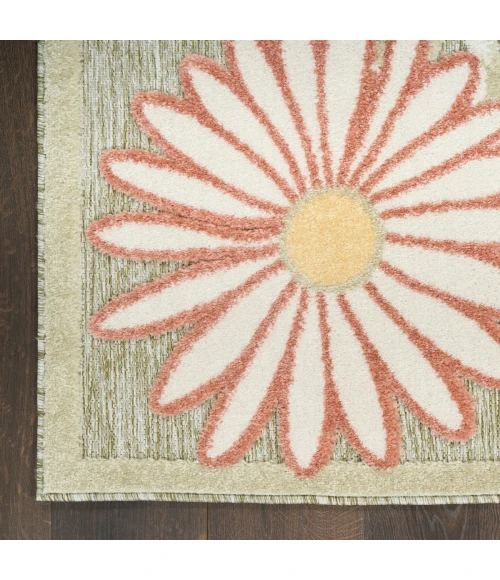 Nourison Aloha Sage Rose ALH33 5 ft. 3 in. X 7 ft. 5 in. Rect. Rug