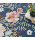 Nourison Nourison Washables Navy Multicolor NWB01 9 ft. 2 in. X 12 ft. Rect. Rug