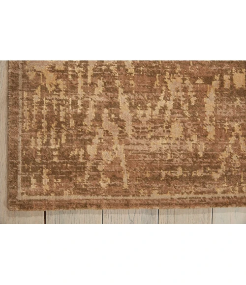 Nourison Silken Allure Runner Area Rug SLK17-Chocolate