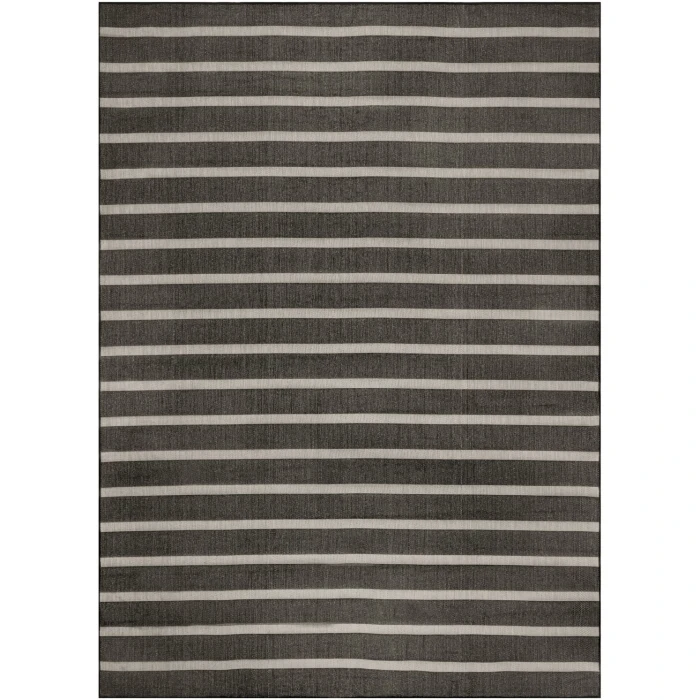 Nourison Positano Black Ivory POS03 12ft. x 15ft. Rect. Rug