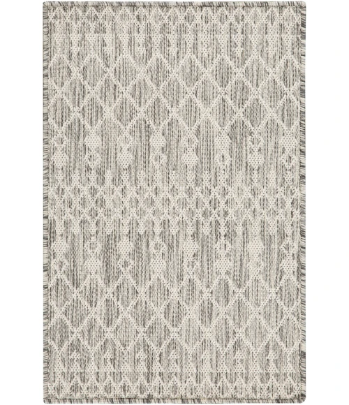 Nourison Positano Light Grey POS02 3ft. x 5ft. Rect. Rug