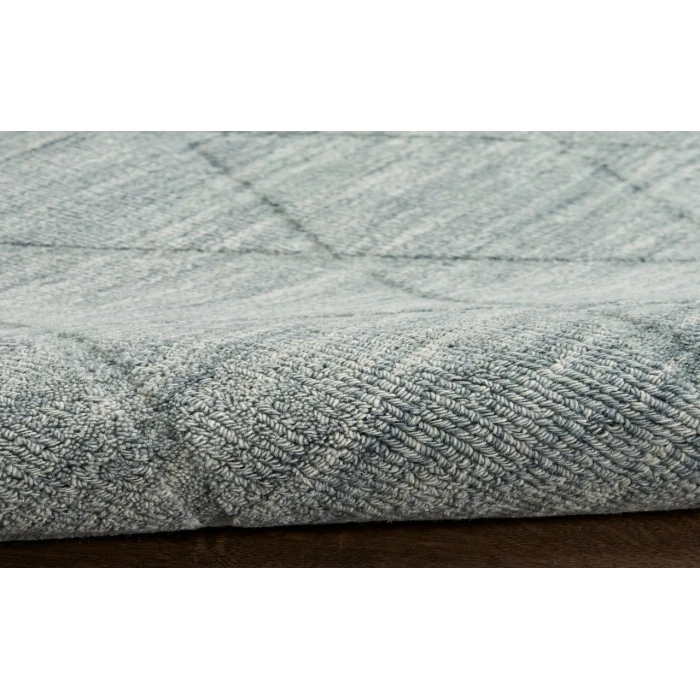 Nourison Wool Haven Blue WOH01 5 ft. 3 in. X 7 ft. 3 in. Rectangle Rug