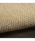 Nourison Home Courtyard Tan COU01 5ft. x Round Round Rug