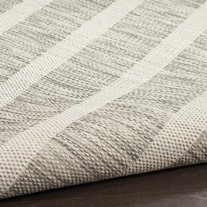 Nourison Positano Grey Ivory POS03 2ft. x 3ft. Rect. Rug