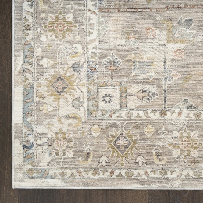 Nourison Home Antique Fusion Grey ANF02 3ft.11in. x 5ft.10in. Rect. Rug
