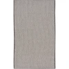 Nourison Home Courtyard COU01 Ivory Charcoal 2 ft. 2 in. X 8 ft. Area Rug