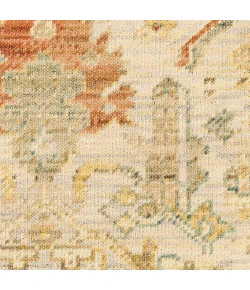 Nourison Home Antique Bloom Tan ANB02 5ft.6in. x 8ft.6in. Rect. Rug