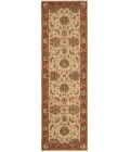 Nourison Living Treasures Runner Area Rug LI04-Ivory/Red