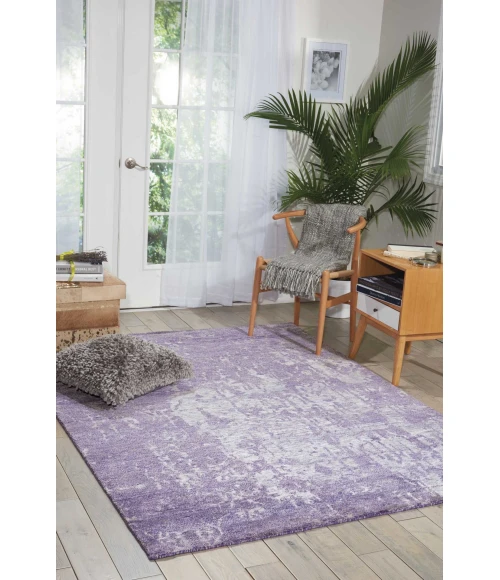 Nourison Home Silk Shadows Amethyst SHA10 3ft.9in. x 5ft.9in. Rect. Rug