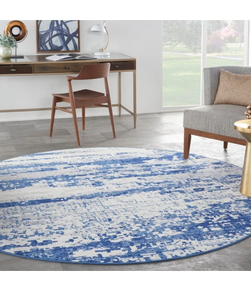 Nourison Whimsicle Area Rug WHS06-Ivory Navy