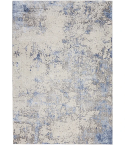 Nourison Home Silky Textures Blue SLY04 3ft.11in. x 5ft.11in. Rect. Rug