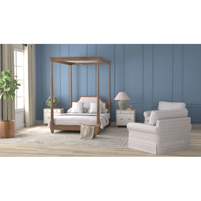 Nourison Infinite Blue Ivory IFT01 8 ft. X 10 ft. Rect. Rug