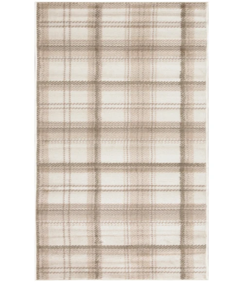 Nourison Grafix Ivory Beige GRF03 2 ft. 3 in. X 12 ft. Rectangle Rug