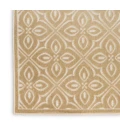 Nourison Washable Charm Beige Ivory WCH03 4 ft. X 6 ft. Rect. Rug