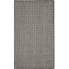 Nourison Home Courtyard COU01 Black White 3 ft. X 5 ft. Area Rug