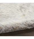 Nourison Home Silky Textures Grey SLY07 5ft.3in. x 7ft.3in. Rect. Rug