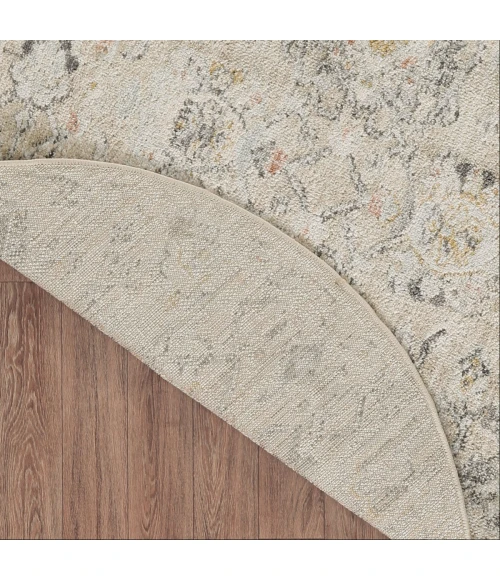 Nourison Oushak Home Cream OUS01 4 ft. X Round Rug