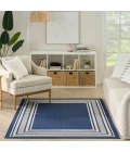 Nourison Horizon Indoor/Outdoor Navy HOZ03 4 ft. X 6 ft. Rect. Rug