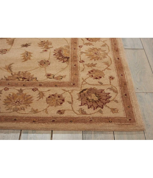Nourison Home Heritage Hall Beige HE08 7ft.9in. x 9ft.9in. Rect. Rug