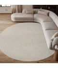 Nourison Natural Texture Ivory Beige NTX01 5ft. Round Rug