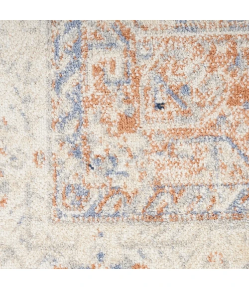 Nourison Nourison Essentials Persian Beige Blue NRE07 2 ft. 2 in. X 14 Rect. Rug